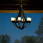 Battery Operated Outdoor Hanging Light Fixture