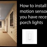 Convert Outdoor Recessed Light To Motion Sensor