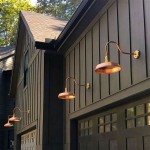 Copper Gooseneck Outdoor Lighting