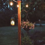Diy Outdoor String Lighting Post Ideas