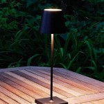Ellipta Rechargeable Battery Outdoor Led Table Lamp