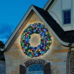 Extra Large Outdoor Lighted Wreath