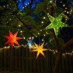 Hanging Star Lights Outdoor