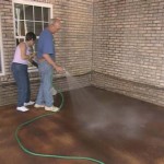 How To Apply Outdoor Concrete Stain
