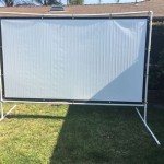 How To Build Outdoor Projector Screen Frame