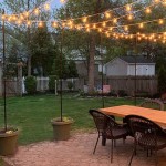 How To Hang Outdoor String Lights Over Patio