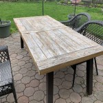 How To Refinish Outdoor Wooden Table
