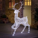 Large Outdoor Light Up Reindeer