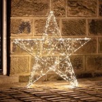 Large Outdoor Lighted Stars