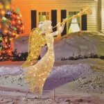 Lighted Outdoor Angel