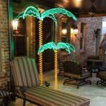 Lighted Outdoor Decorative Palm Tree