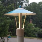 Mid Century Modern Outdoor Light Post