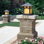 Outdoor Brick Column Lighting