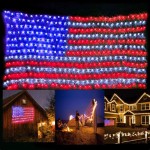 Outdoor Led American Flag Light
