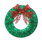 Outdoor Lighted Wreath