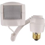 Outdoor Motion Activated Light Bulb Socket