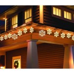 Outdoor Snowflake Icicle Lights