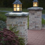 Outdoor Stone Column Lights